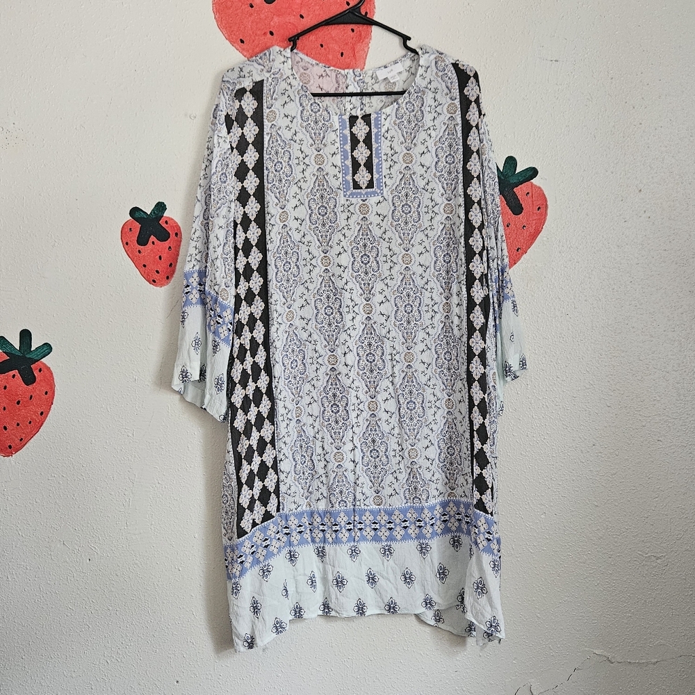 Patterned Long/Tunic Top